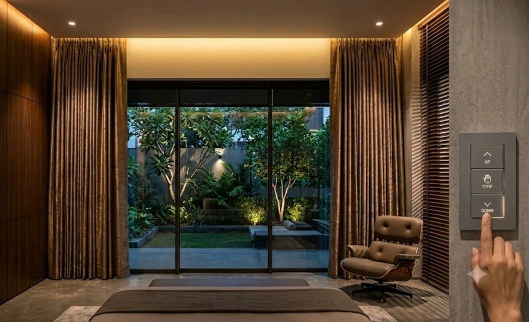 Motorised curtain automation